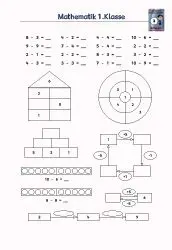 Kostenlos 1.Klasse Subtraktion Legakulie