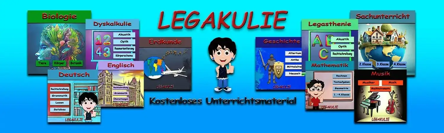 Legakulie kostenloses Unterrichtsmaterial
