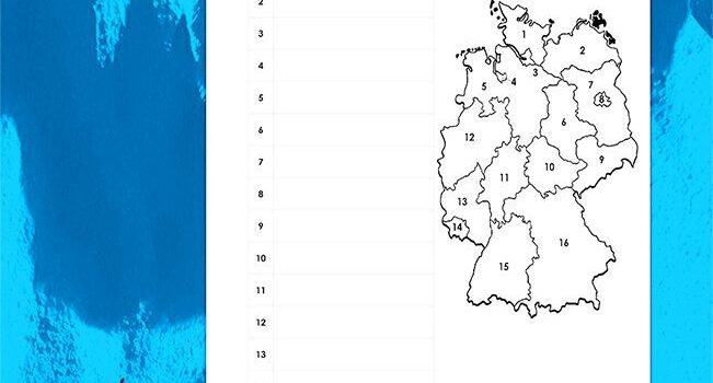 Beschrifte Bundesländer