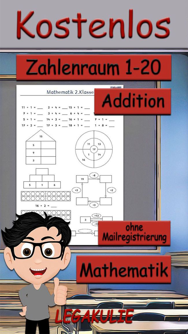 Addition 20 Mathematik