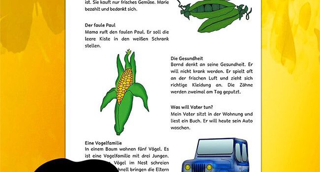 Lesetexte 1.Klasse Deutsch