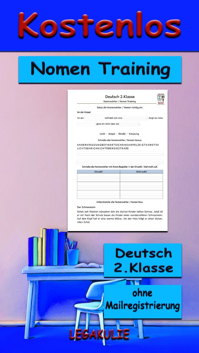 Nomen Training 2.Klasse