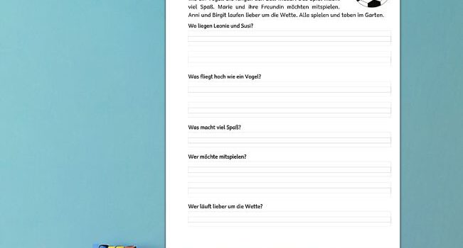 Textverständnis 2.Klasse Textverständnis 2.Klasse Deutsch Legakulie