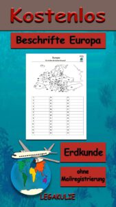 Beschrifte Europa