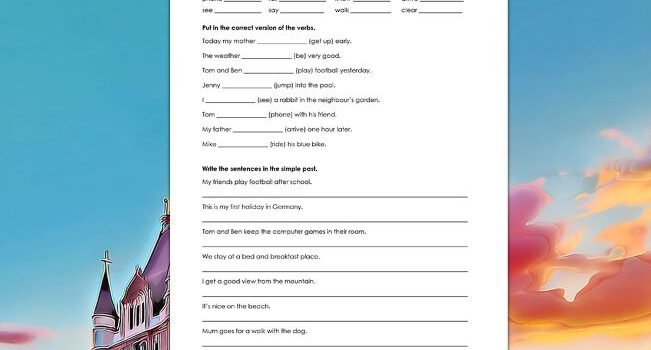 Simple Past 6.Klasse