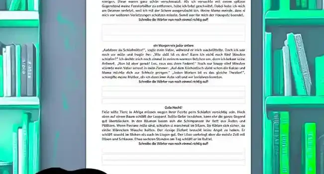 Fehlertexte 4.Klasse Arbeitsblatt Fehlertexte 4.Klasse Deutsch - Kostenloses Unterrichtsmaterial von Legakulie.info