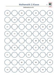  Kostenlos Zahlenkette 50 interaktiv Legakulie 