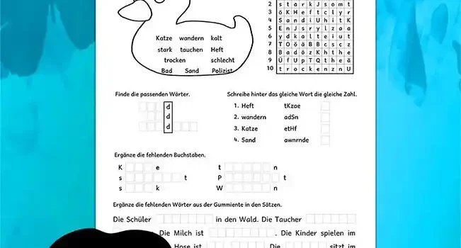 Lernwörter d t Arbeitsblatt Lernwörter d t 1.Klasse - Kostenloses Unterrichtsmaterial von Legakulie.info