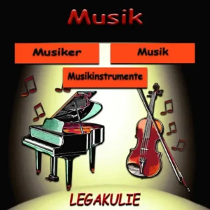 Musikinstrumente Musiker Musik - Kostenloses Unterrichtsmaterial von Legakulie.info