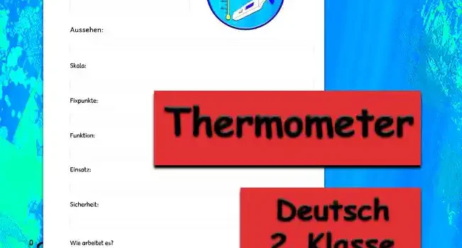 Steckbrief Thermometer Steckbrief Thermometer Deutsch - Kostenlos von Legakulie.info
