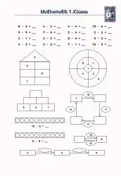 Subtraktion-Z10 Klasse1 - Kostenlos von Legakulie.info