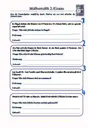 Textaufgaben Z20 Klasse2 - Kostenlos von Legakulie.info