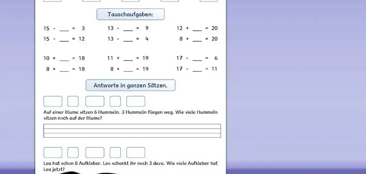 Textaufgaben 1.Klasse Textaufgaben 1.Klasse Z20 - Kostenloses Unterrichtsmaterial von Legakulie.info