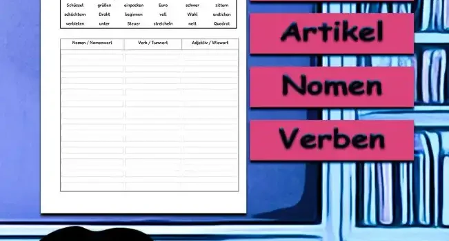 Arbeitsblatt Wortarten 3.Klasse Deutsch - Kostenloses Unterrichtsmaterial von Legakulie.info