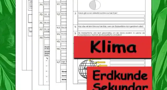 Übungsfragen Klima Erdkunde - Kostenlos von Legakulie.info. [ÜBUNGSFRAGEN] | Klima – Die 45 wichtigsten interaktiven Übungsfragen zu Klimazonen und dem Klimaschutz auf Legakulie.info | 1. Wo entstehen Wetter und Klima? | 2. Zeichne in die Abbildung den Äquator, die Erdachse und die Sonnenstrahlen ein! | 3. Warum gibt es kein einheitliches Klima auf der Erde? | 4. Was wäre mit dem Klima auf der Erde, wenn die Erdoberfläche nicht gekrümmt wäre? | 5. In welche vier Temperaturzonen lässt sich die Erdoberfläche unterteilen? | 6. Weshalb verlaufen die vier Temperaturzonen nicht geradlinig? | 7. Welche Wirkung haben die Sonnenstrahlen auf die verschiedenen Orte? | 8. Warum steht die Sonne unterschiedlich hoch am Himmel? | 9. Wie wird das Klima beschrieben? | 10. Erkläre den Unterschied zwischen Tages- und Jahreszeitenklima! | 11. Welche vier Hauptpunkte beeinflussen unser Klima? | 12. Was kann den Verlauf der Klimazonen beeinflussen? | 13. Erkläre den Begriff „Klimazone“! | 14. Nenne die fünf Klimazonen unserer Erde! | 15. Welche Gebiete der Erde werden zu Klimazonen zusammengefasst? | 16. Wodurch zeichnet sich eine Klimazone aus? | 17. Wie verlaufen die Klimazonen? | 18. Beschreibe das Klima in der „Gemäßigten Zone“! | 19. Beschreibe das Klima in der „Polaren Zone“! | 20. Beschreibe das Klima in der „Subpolaren Zone“! | 21. Beschreibe das Klima in der „Subtropischen Zone“! | 22. Beschreibe das Klima in der „Tropischen Zone“! | 23. Nenne zwei europäische Staaten, die in der Subpolaren Klimazone liegen! | 24. Nenne zwei europäische Staaten, die in der Subtropischen Klimazone liegen! | 25. Wann gibt es in der gemäßigten Zone Niederschlag? | 26. In welche Zonen lässt sich die Gemäßigte Zone unterteilen? | 27. In welche drei klimatischen Typen werden die Subtropen in sich unterschieden? | 28. Welche drei unterschiedlichen Ökosysteme sind im Polargebiet möglich? | 29. Trage die Klimazonen der Erde ein! | 30. Beschreibe das Mittelmeerklima! | 31. Warum nehmen die Temperaturen in Richtung Äquator zu? | 32. Woran liegt es, dass nur wenige Kilometer voneinander entfernt ein anderes Klima herrscht? | 33. Trage in die Tabelle die Klimatypen der Klimazonen ein! | 34. Erkläre den Begriff „Klimaklassifikationen“! | 35. Welche Klimazone ist hier gesucht? | 36. Nenne ein anderes Wort für Klimafaktoren und erkläre warum man sie so bezeichnet! | 37. Nenne die verschiedenen Klimafaktoren! | 38. Welche Klimazone ist hier abgebildet? | 39. Welche Einflüsse hat die geographische Breite auf das Klima? | 40. Welche Einflüsse hat die Lage zum Meer auf das Klima? | 41. Welche Einflüsse hat die Höhenlage / Lage zu Gebirgen auf das Klima? | 42. Welche Einflüsse hat die Bodendeckung auf das Klima? | 43. Welcher Klimatyp herrscht in Deutschland? | 44. Welcher Meeresstrom bringt Nordeuropa ein günstiges Klima? Erkläre! | 45. Beschreibe, wie der natürliche Treibhauseffekt entsteht!