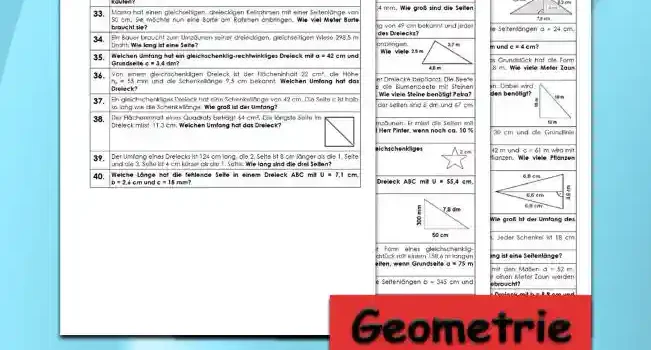 Umfangsberechnung Dreieck Geometrie Umfangsberechnung Dreieck - Kostenlos von Legakulie.info.