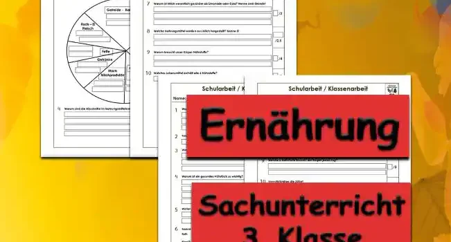 Klassenarbeit Ernährung Arbeitsblatt Klassenarbeit Ernährung - Kostenloses Unterrichtsmaterial von Legakulie.info.