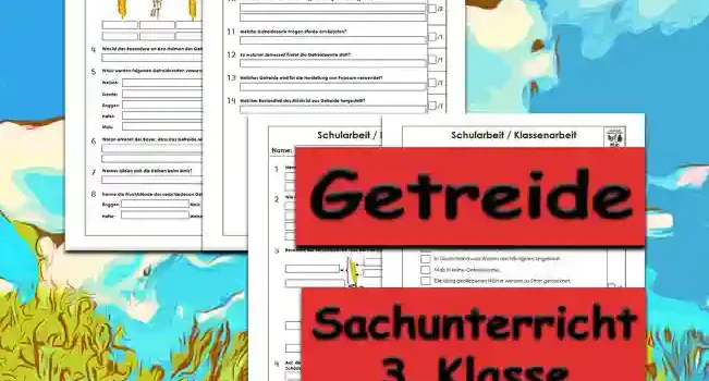 Klassenarbeit Getreide Arbeitsblatt Klassenarbeit Getreide - Kostenloses Unterrichtsmaterial von Legakulie.info.