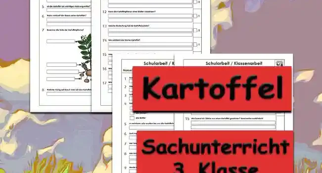 Klassenarbeit Kartoffel Arbeitsblatt Klassenarbeit Kartoffel - Kostenloses Unterrichtsmaterial von Legakulie.info.