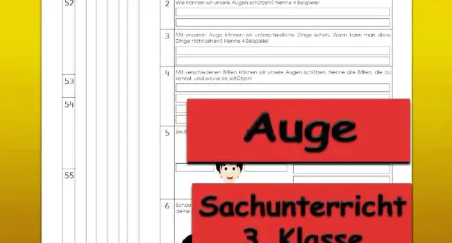 Übungsfragen Auge Arbeitsblatt Übungsfragen Auge - Kostenloses Unterrichtsmaterial von Legakulie.info.