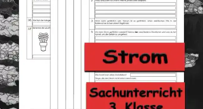 Übungsfragen Strom Arbeitsblatt Übungsfragen Strom - Kostenloses Unterrichtsmaterial von Legakulie.info.