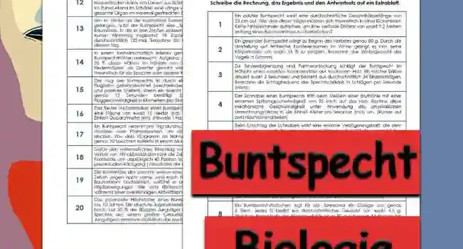 Textaufgaben Buntspecht Textaufgaben Buntspecht Unterrichtsmaterial - Kostenlos von Legakulie.info