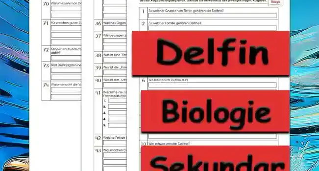 Übungsfragen Delfin Übungsfragen Delfin Unterrichtsmaterial - Kostenlos von Legakulie.info