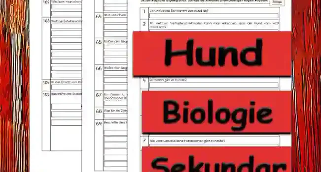 Übungsfragen Hund Sekundar Unterrichtsmaterial - Kostenlos von Legakulie.info