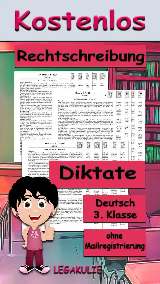 Diktate Klasse 3 Deutsch - Kostenlos von Legakulie.info